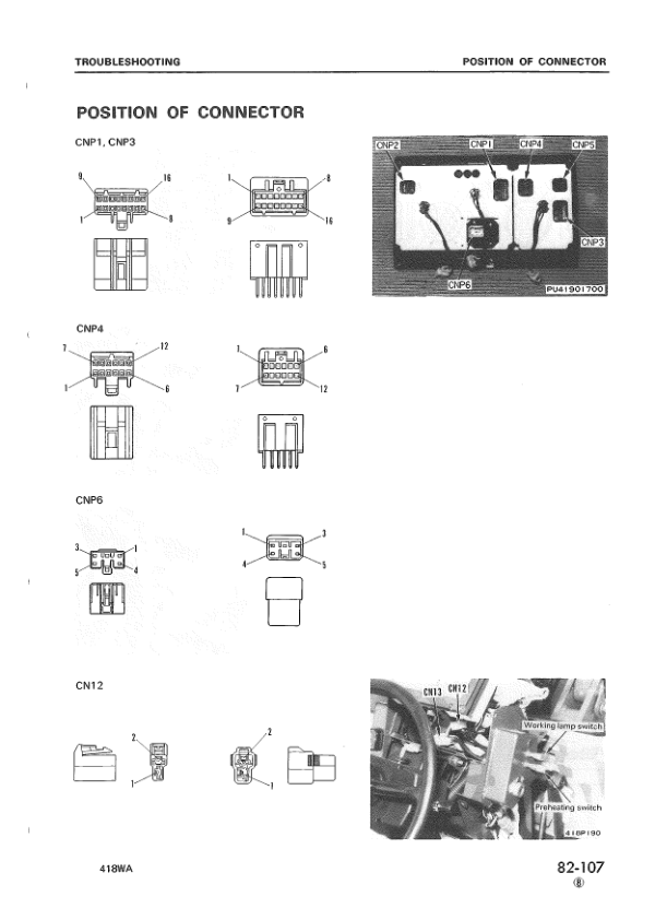 Komatsu WA200-1 WA250-1 Wheel Loader Workshop Manual SN 10001 and UP - Image 17