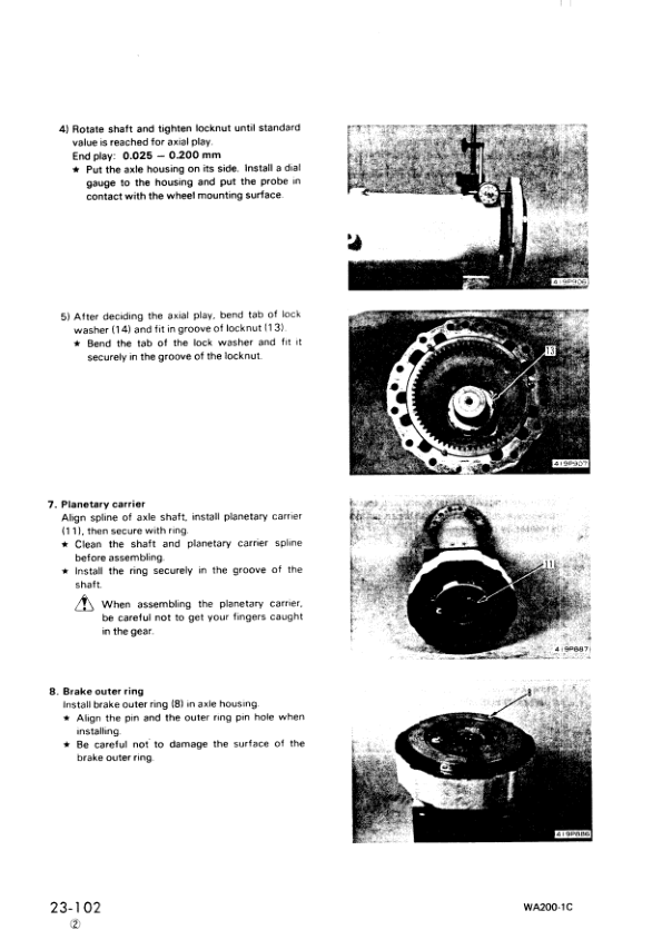 Komatsu WA200-1 Wheel Loader Workshop Manual SN 10001 and UP - Image 12