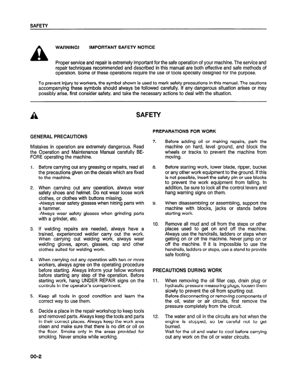 Komatsu WA250-1LC Wheel Loader Workshop Manual SN A65001 and UP - Image 7