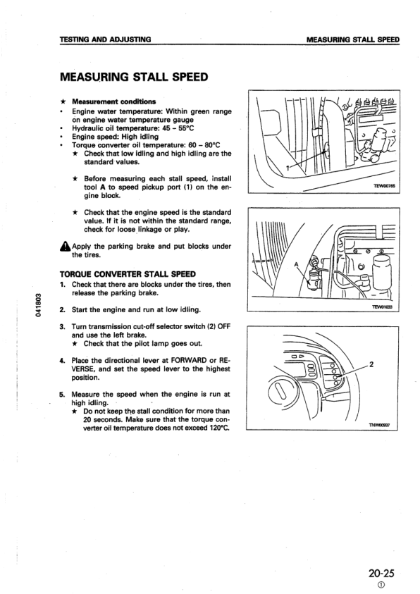 Komatsu WA250-3 Avance Wheel Loader Workshop Manual SN 50001 and UP SEBM005906 - Image 11