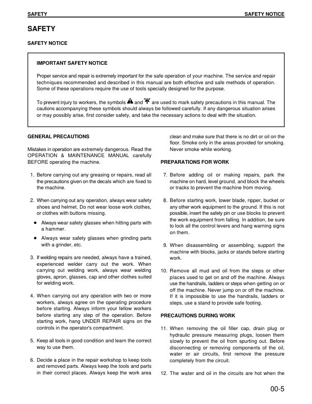 Komatsu WA250-3 Parallel Tool Carrier Wheel Loader Workshop Manual SN A75001 and UP - Image 10