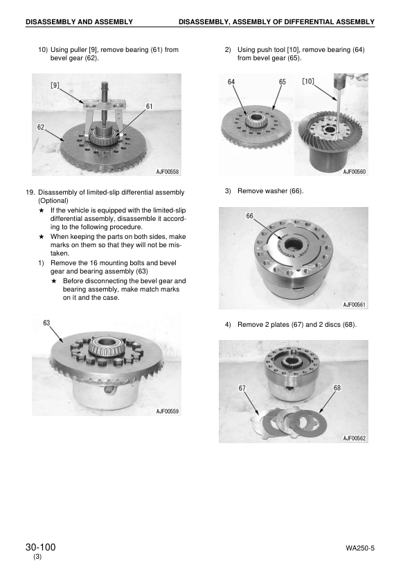 Komatsu WA250-5 WA250PT-5 Wheel Loader Workshop Manual SN 7001 and UP SEBM033208 - Image 14