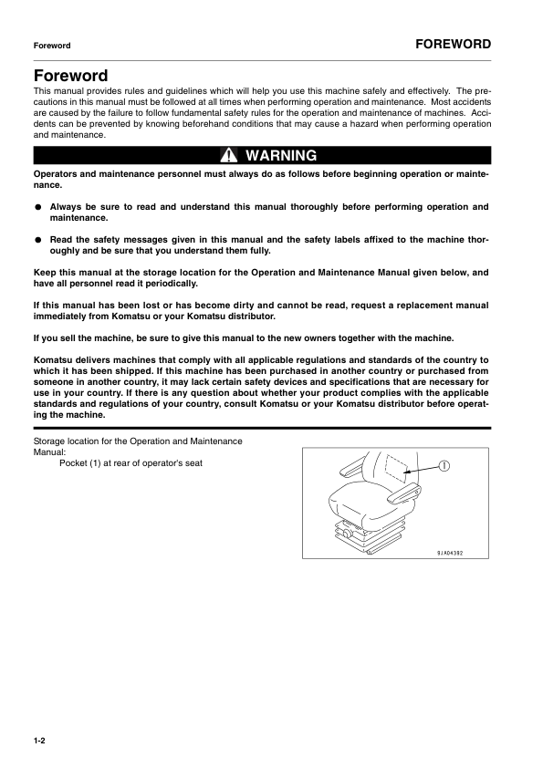 Komatsu WA250PT-5H Wheel Loader Operation and Maintenance Manual SN H60051 and UP - Image 3
