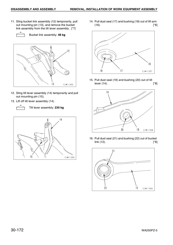 Komatsu WA250PZ-5 Wheel Loader Workshop Manual SN H50051 and UP - Image 16