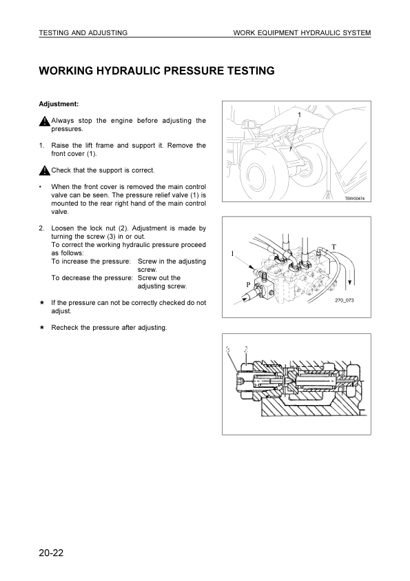 Komatsu WA270-3 WA270PT-3 Wheel Loader Workshop Manual SN 20051 30051 and UP - Image 9