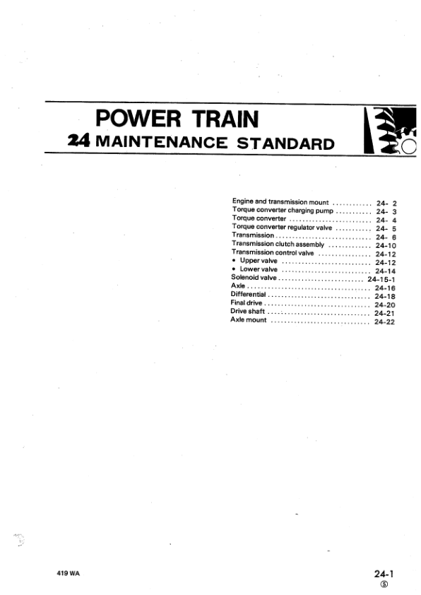 Komatsu WA300-1 WA320-1 Wheel Loader Workshop Manual SN 10001 and UP - Image 14