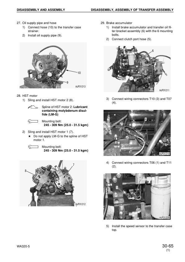 Komatsu WA320-5 Wheel Loader Workshop Manual SN 60001 and UP - Image 15