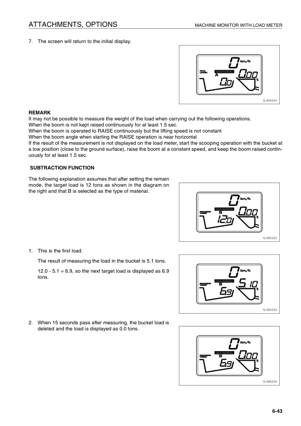Komatsu WA320-5H Wheel Loader Operation and Maintenance Manual SN 50051 and UP - Image 13