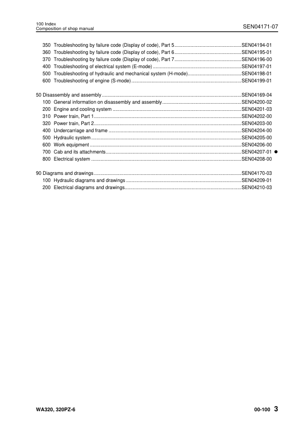 Komatsu WA320-6 WA320PZ-6 Wheel Loader Workshop Manual SN 70001 and UP SEN04162-07 - Image 6