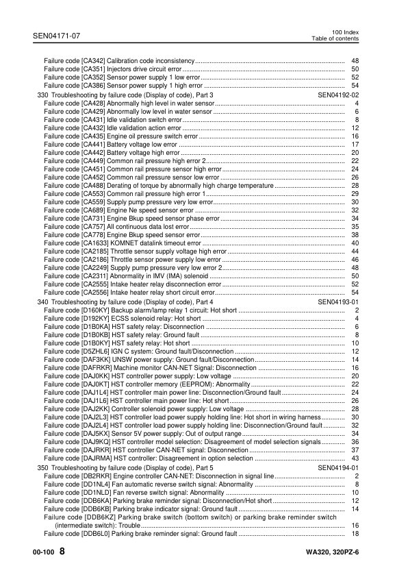 Komatsu WA320-6 WA320PZ-6 Wheel Loader Workshop Manual SN 70001 and UP SEN04162-07 - Image 3