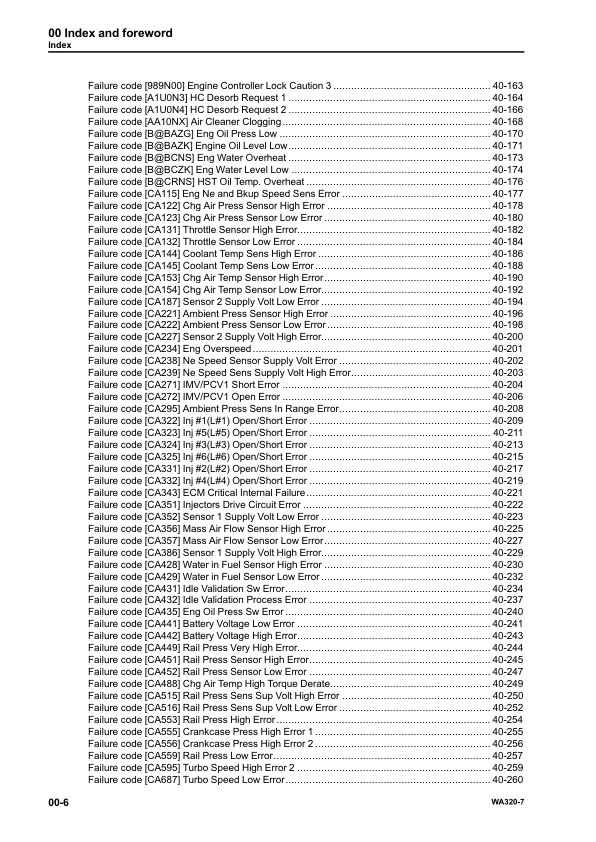Komatsu WA320-7 Wheel Loader Workshop Manual SN 80001 and UP - Image 9
