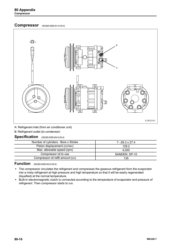 Komatsu WA320-7 Wheel Loader Workshop Manual SN 80001 and UP - Image 15