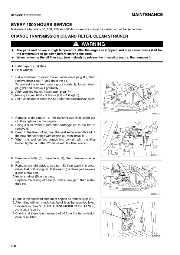 Komatsu WA380-5H Wheel Loader Operation and Maintenance Manual SN H50051 and UP - Image 10