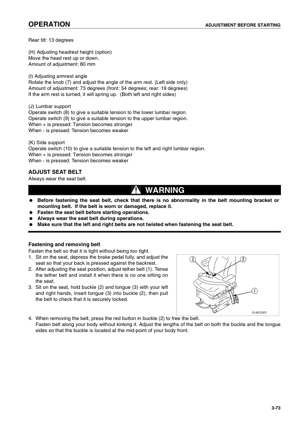 Komatsu WA380-5H Wheel Loader Operation and Maintenance Manual SN H50051 and UP - Image 8