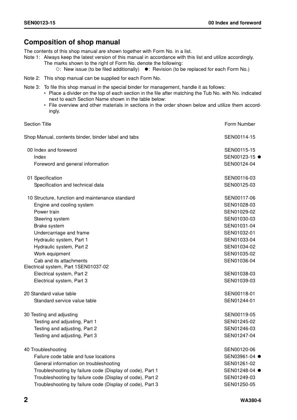 Komatsu WA380-6 Wheel Loader Workshop Manual SN 65001 and UP SEN00114-15 - Image 5