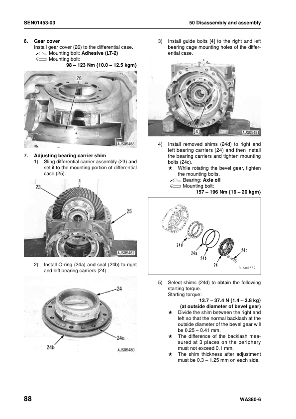 Komatsu WA380-6 Wheel Loader Workshop Manual SN 65001 and UP SEN00114-15 - Image 13