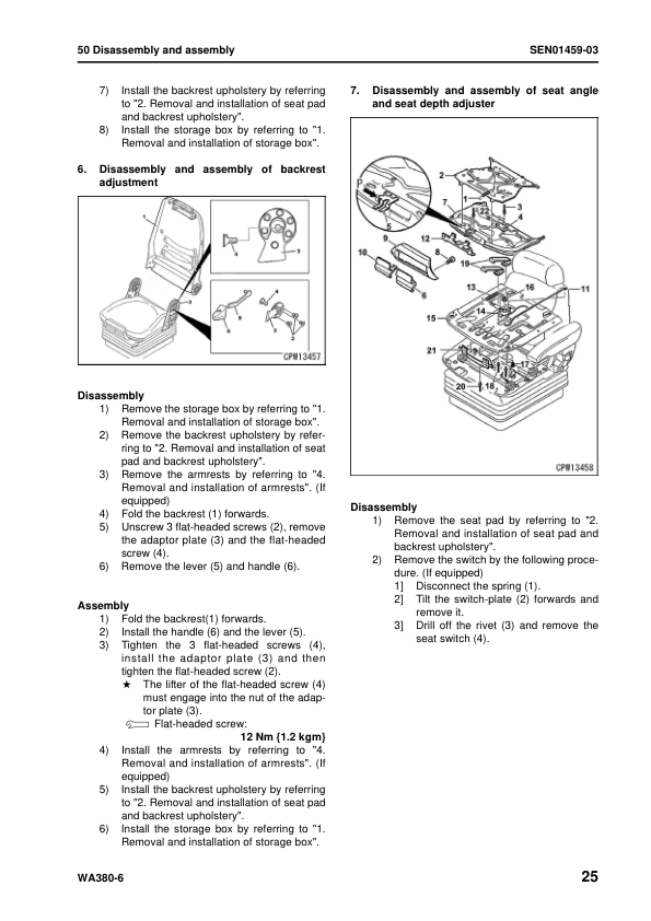 Komatsu WA380-6 Wheel Loader Workshop Manual SN 65001 and UP SEN00114-15 - Image 14