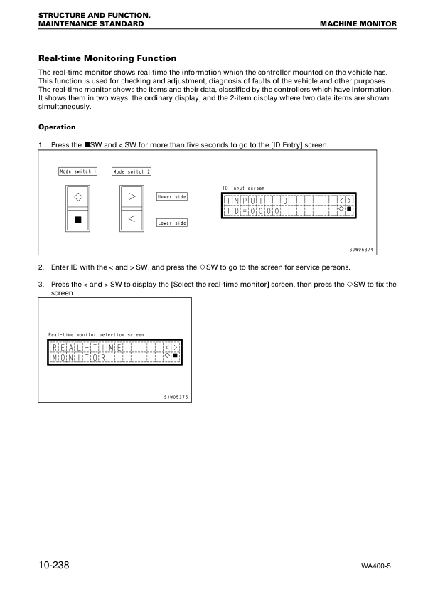 Komatsu WA400-5 Wheel Loader Workshop Manual SN 70001 and UP SEBM028005 - Image 12