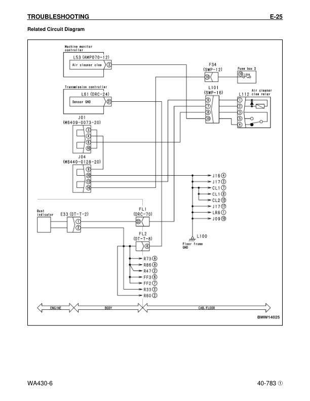 Komatsu WA430-6 Wheel Loader Workshop Manual SN A42001 and UP - Image 13