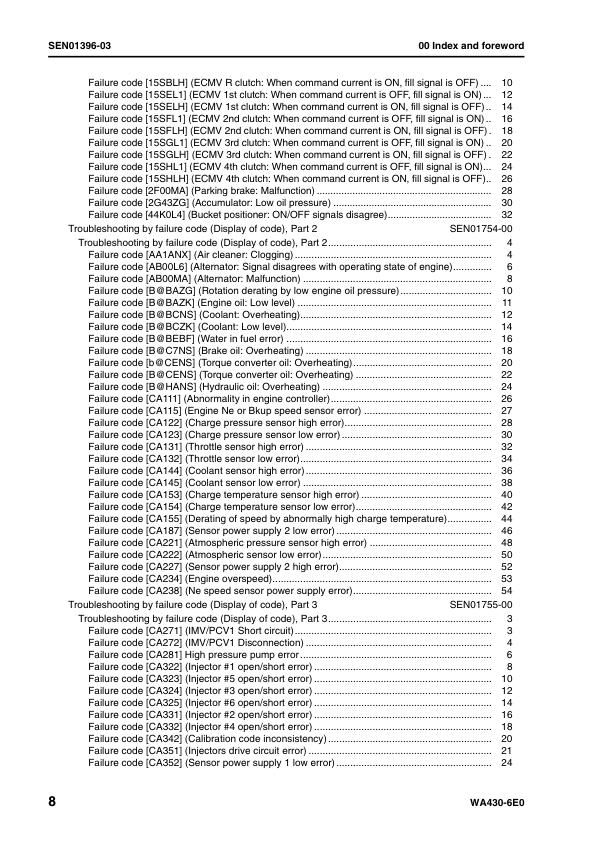Komatsu WA430-6E0 Wheel Loader Workshop Manual SN H60266 and UP - Image 3