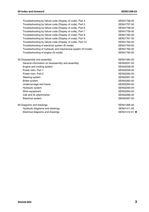 Komatsu WA430-6E0 Wheel Loader Workshop Manual SN H60266 and UP - Image 6