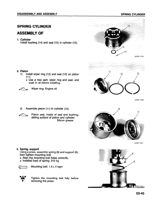 Komatsu WA450-2 Wheel Loader Workshop Manual SN A25001 and UP - Image 13