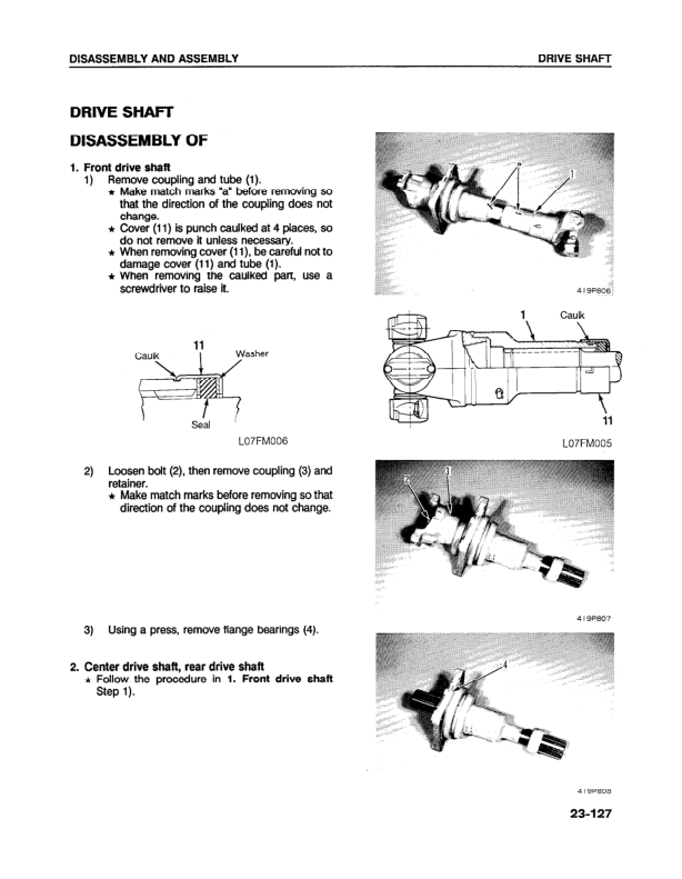 Komatsu WA450-2 Wheel Loader Workshop Manual SN A25001 and UP - Image 11