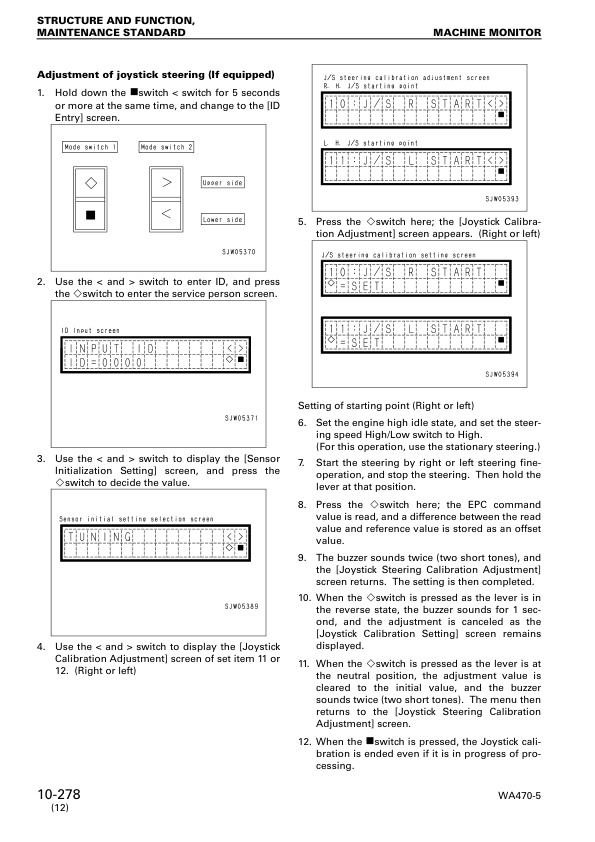 Komatsu WA470-5 WA480-5 Wheel Loader Workshop Manual SN 70001 80001 SEBM024412 - Image 14