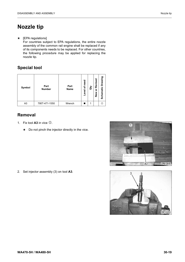 Komatsu WA470-5H WA480-5H Wheel Loader Workshop Manual SN H50051 and UP - Image 8