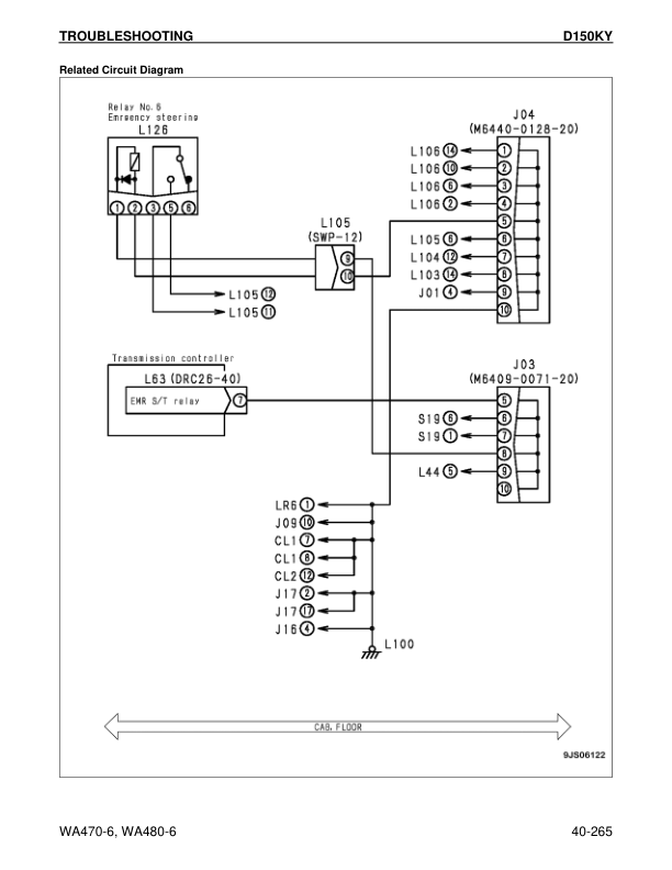 Komatsu WA470-6 WA480-6 Wheel Loader Workshop Manual SN A46001 A48001 and UP - Image 16