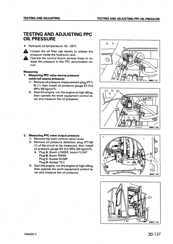 Komatsu WA600-3 Avance Wheel Loader Workshop Manual SN 50363 and UP - Image 11