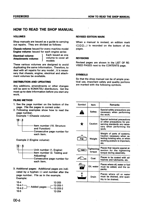 Komatsu WA600-3 Avance Wheel Loader Workshop Manual SN 50363 and UP - Image 7