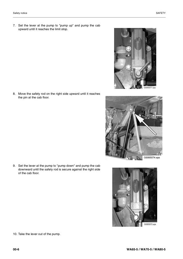 Komatsu WA65-5 WA70-5 WA80-5 Wheel Loader Workshop Manual SN H50051 and UP - Image 7