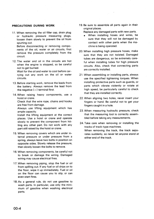 Komatsu WA70-1 Wheel Loader Workshop Manual SN 10001 and UP - Image 6