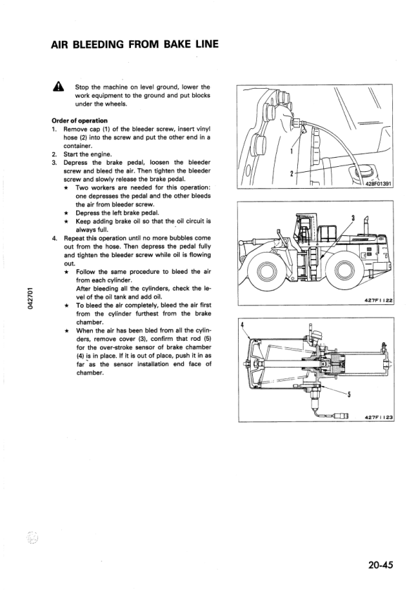 Komatsu WA700-1 Wheel Loader Workshop Manual SN 10001 and UP - Image 12