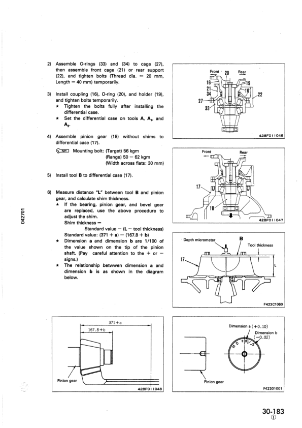 Komatsu WA700-1 Wheel Loader Workshop Manual SN 10001 and UP - Image 14