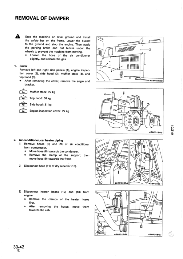 Komatsu WA700-1 Wheel Loader Workshop Manual SN 10001 and UP - Image 13