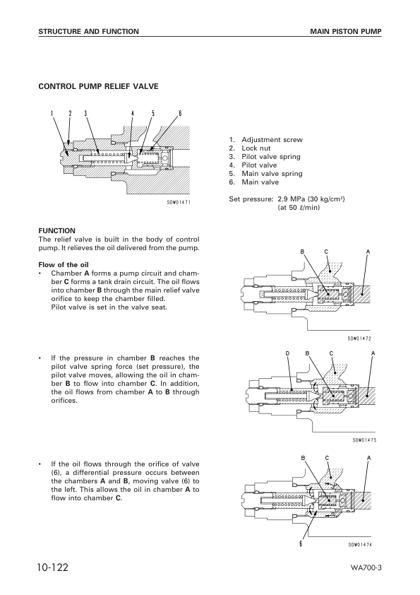 Komatsu WA700-3 Wheel Loader Workshop Manual SN 51005 and UP - Image 10