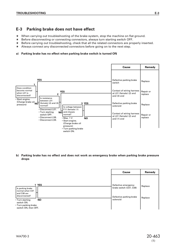 Komatsu WA700-3 Wheel Loader Workshop Manual SN 51005 and UP - Image 14