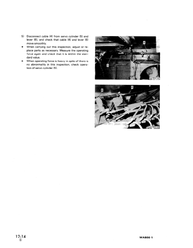 Komatsu WA800-1 WA800-2 Wheel Loader Workshop Manual SN 10001-10499 10501 - Image 15