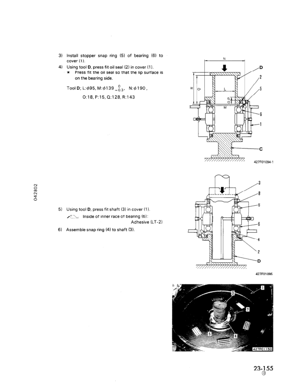 Komatsu WA800-1 WA800-2 Wheel Loader Workshop Manual SN 10001-10499 10501 - Image 13