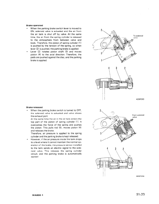 Komatsu WA800-1 WA800-2 Wheel Loader Workshop Manual SN 10001-10499 10501 - Image 17