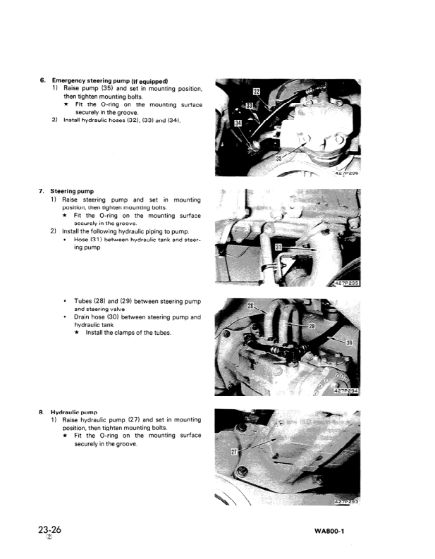 Komatsu WA800-1 WA800-2 Wheel Loader Workshop Manual SN 1001 10501 and UP - Image 14