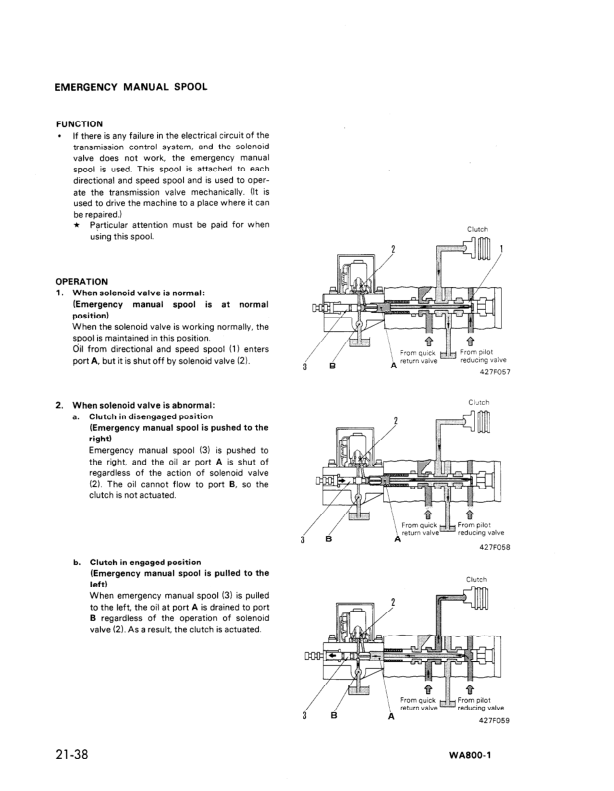 Komatsu WA800-1 WA800-2 Wheel Loader Workshop Manual SN 1001 10501 and UP - Image 13