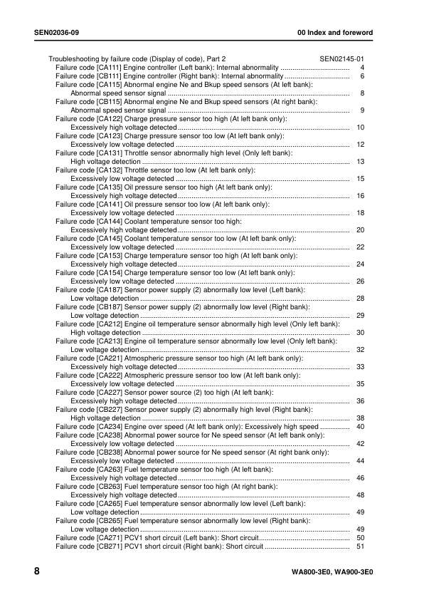 Komatsu WA800-3E0 WA900-3E0 Wheel Loader Workshop Manual SN 70001 60001 and UP - Image 3