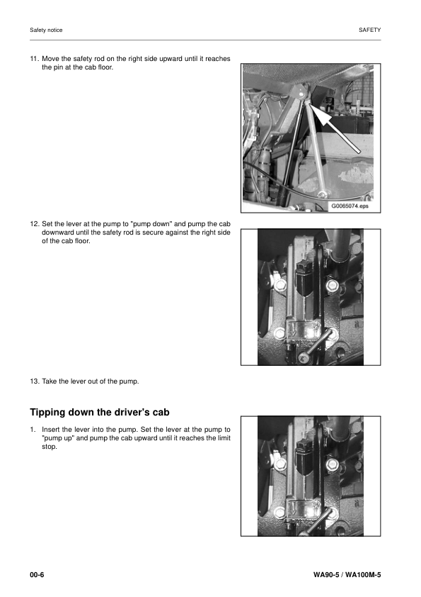 Komatsu WA90-5 WA100M-5 Wheel Loader Workshop Manual SN 5051 and UP - Image 7
