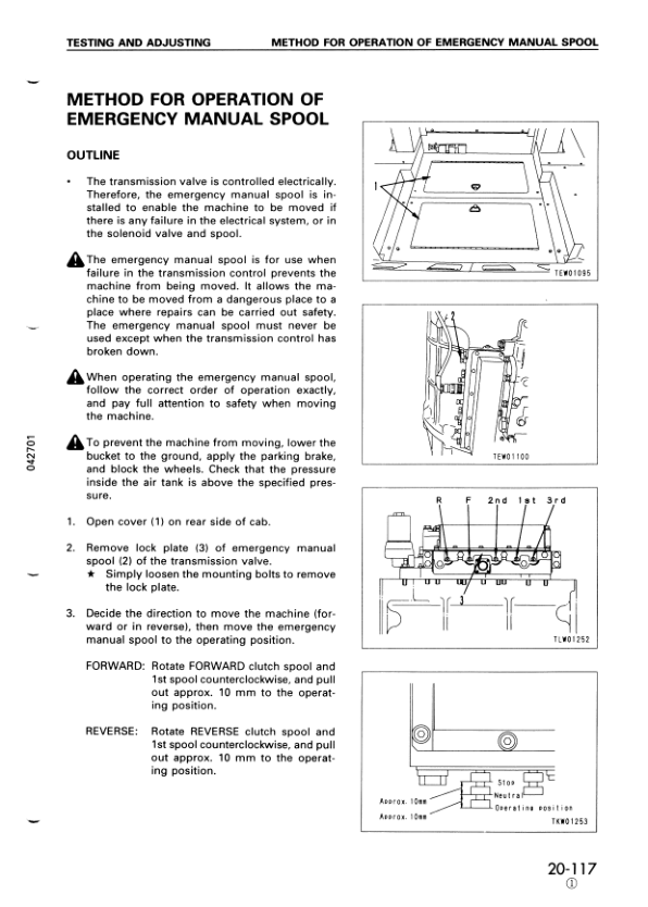 Komatsu WA900-1 Wheel Loader Workshop Manual SN 10001 and UP - Image 14