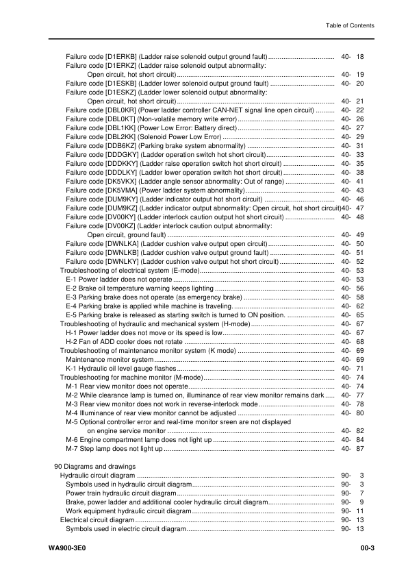 Komatsu WA900-3E0 Wheel Loader Workshop Manual SN 60079 and UP - Image 6