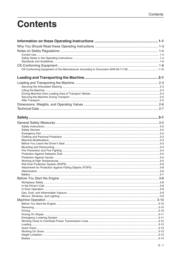 Komatsu WA95-3 Wheel Loader Operation and Maintenance Manual SN HA980376 and UP - Image 4