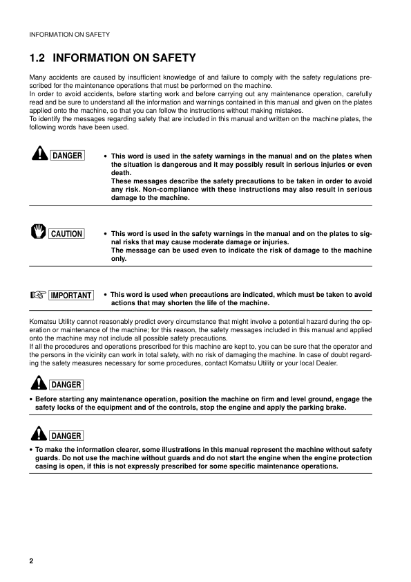 Komatsu WB91R-2 WB93R-2 Avance Backhoe Loader Workshop Manual SN 20250 25184 and UP - Image 5